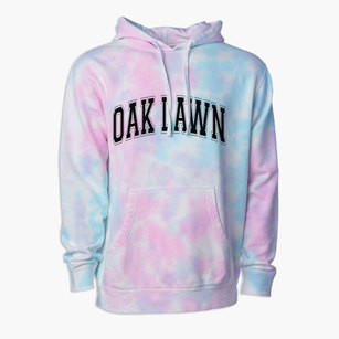 Oak Lawn Illinois Varsity Premium Tie-Dye Hoodie
