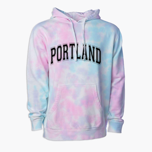 Portland Michigan Varsity Premium Tie-Dye Hoodie