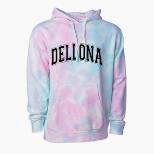 Dellona Wisconsin Varsity Premium Tie-Dye Hoodie