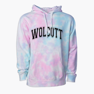 Wolcott Indiana Varsity Premium Tie-Dye Hoodie