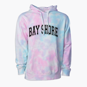 Bay Shore Michigan Varsity Premium Tie-Dye Hoodie
