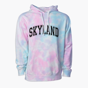 Skyland Nevada Varsity Premium Tie-Dye Hoodie