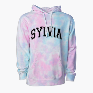 Sylvia Kansas Varsity Premium Tie-Dye Hoodie