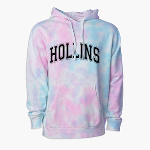 Hollins Virginia Varsity Premium Tie-Dye Hoodie