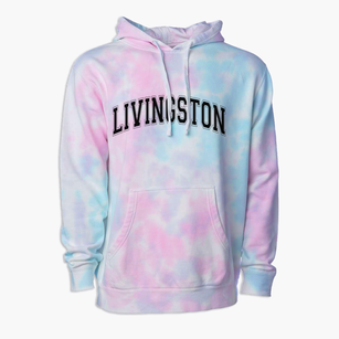 Livingston California Varsity Premium Tie-Dye Hoodie