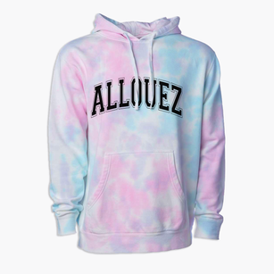 Allouez Wisconsin Varsity Premium Tie-Dye Hoodie