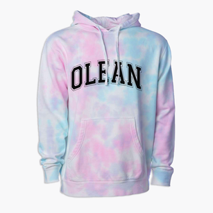 Olean New York Varsity Premium Tie-Dye Hoodie