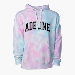 Adeline Illinois Varsity Premium Tie-Dye Hoodie