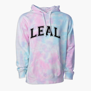 Leal North Dakota Varsity Premium Tie-Dye Hoodie