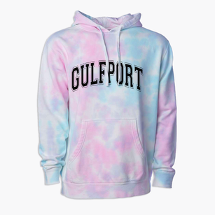 Gulfport Mississippi Varsity Premium Tie-Dye Hoodie