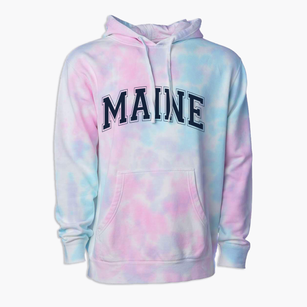 Maine Wisconsin Varsity Premium Tie-Dye Hoodie