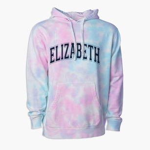 Elizabeth New Jersey Varsity Premium Tie-Dye Hoodie