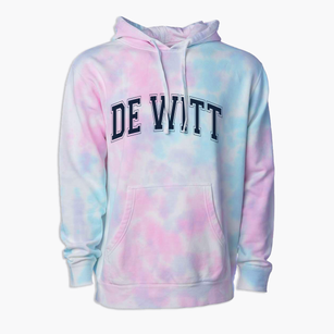 De Witt Nebraska Varsity Premium Tie-Dye Hoodie