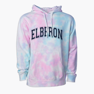 Elberon Iowa Varsity Premium Tie-Dye Hoodie