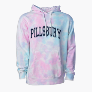 Pillsbury North Dakota Varsity Premium Tie-Dye Hoodie