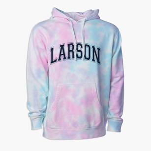 Larson North Dakota Varsity Premium Tie-Dye Hoodie