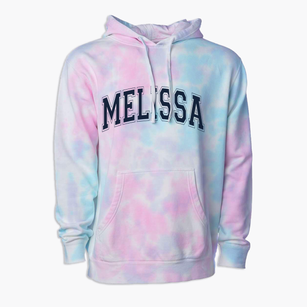 Melissa Texas Varsity Premium Tie-Dye Hoodie