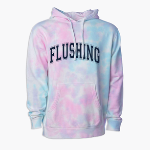 Flushing Michigan Varsity Premium Tie-Dye Hoodie
