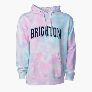 Brighton Michigan Varsity Premium Tie-Dye Hoodie