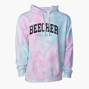 Beecher Illinois Urban Vibe Premium Tie-Dye Hoodie