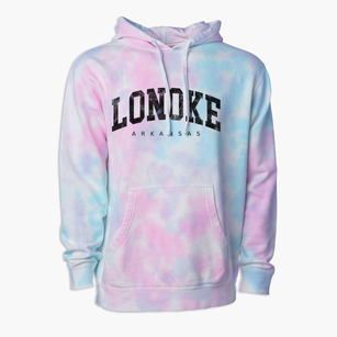 Lonoke Arkansas Urban Vibe Premium Tie-Dye Hoodie