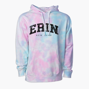 Erin New York Urban Vibe Premium Tie-Dye Hoodie