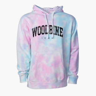 Woodbine Iowa Urban Vibe Premium Tie-Dye Hoodie