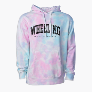 Wheeling West Virginia Urban Vibe Premium Tie-Dye Hoodie