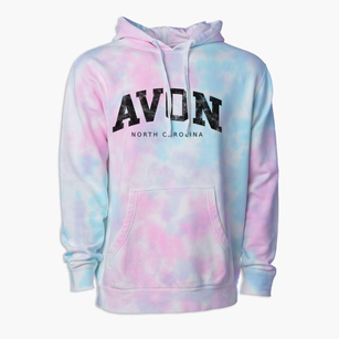 Avon North Carolina Urban Vibe Premium Tie-Dye Hoodie