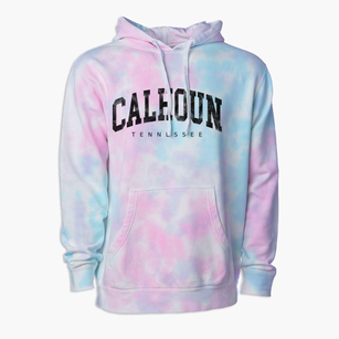 Calhoun Tennessee Urban Vibe Premium Tie-Dye Hoodie