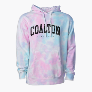 Coalton Illinois Urban Vibe Premium Tie-Dye Hoodie