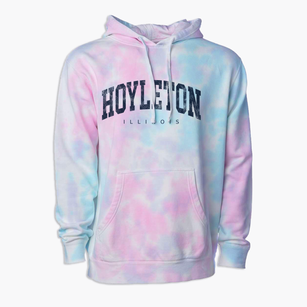 Hoyleton Illinois Urban Vibe Premium Tie-Dye Hoodie