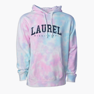 Laurel Mississippi Urban Vibe Premium Tie-Dye Hoodie