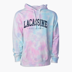 Lacassine Louisiana Urban Vibe Premium Tie-Dye Hoodie