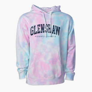 Glenshaw Pennsylvania Urban Vibe Premium Tie-Dye Hoodie