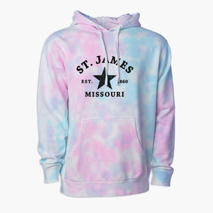 St. James Missouri Star Premium Tie-Dye Hoodie