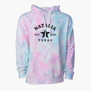 Natalia Texas Star Premium Tie-Dye Hoodie