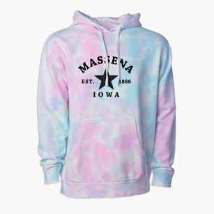 Massena Iowa Star Premium Tie-Dye Hoodie