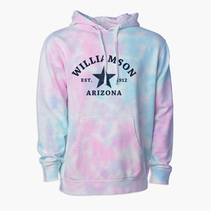 Williamson Arizona Star Premium Tie-Dye Hoodie