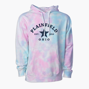 Plainfield Ohio Star Premium Tie-Dye Hoodie