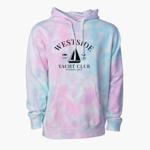 Westside California Yacht Club Premium Tie-Dye Hoodie