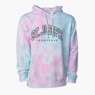 St. Joseph Tennessee Inline Premium Tie-Dye Hoodie
