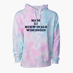 Mukwonago Wisconsin Classic 70s Premium Tie-Dye Hoodie