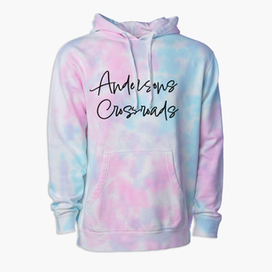 Andersons Crossroads North Carolina Freestyle Premium Tie-Dye Hoodie