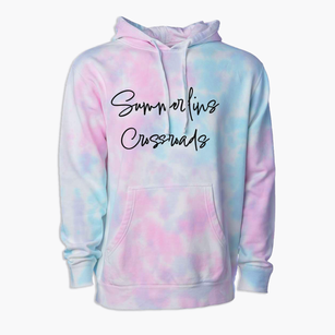 Summerlins Crossroads North Carolina Freestyle Premium Tie-Dye Hoodie