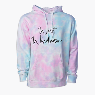 West Windham New Hampshire Freestyle Premium Tie-Dye Hoodie