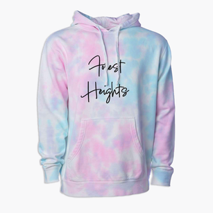 Forest Heights Tennessee Freestyle Premium Tie-Dye Hoodie