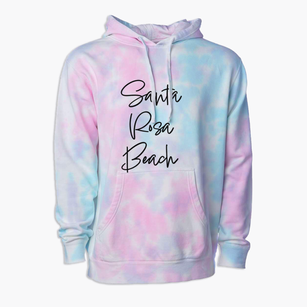 Santa Rosa Beach Florida Freestyle Premium Tie-Dye Hoodie