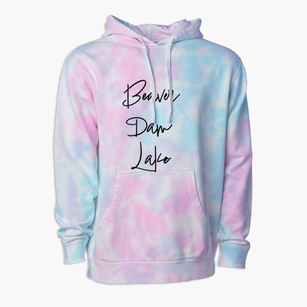 Beaver Dam Lake New York Freestyle Premium Tie-Dye Hoodie