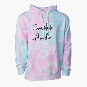 Charlotte Amalie Virgin Islands Freestyle Premium Tie-Dye Hoodie